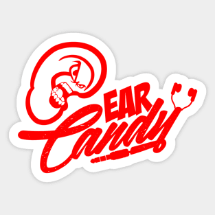 Ear Candy Studio (Red Print) Sticker